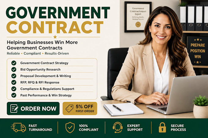 write winning government bid proposal response to rfp rfq rfi grant proposal