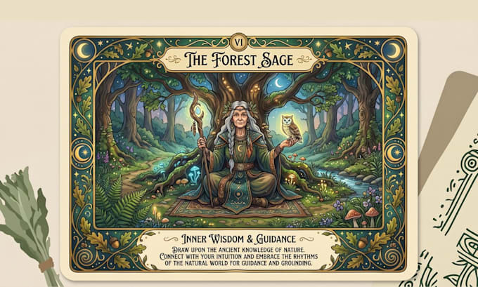 design unique tarot cards oracle cards and custom tarot deck illustrations