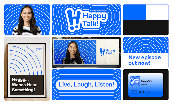 design stand out podcast brand identity
