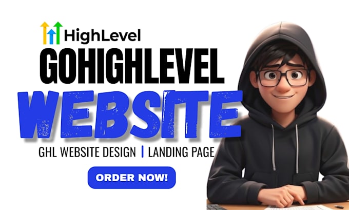 design a professional gohighlevel website, ghl landing page