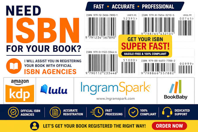 guide you through isbn registration and design print ready book barcodes
