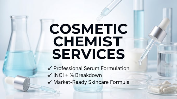 develop a custom face serum formulation for your beauty brand