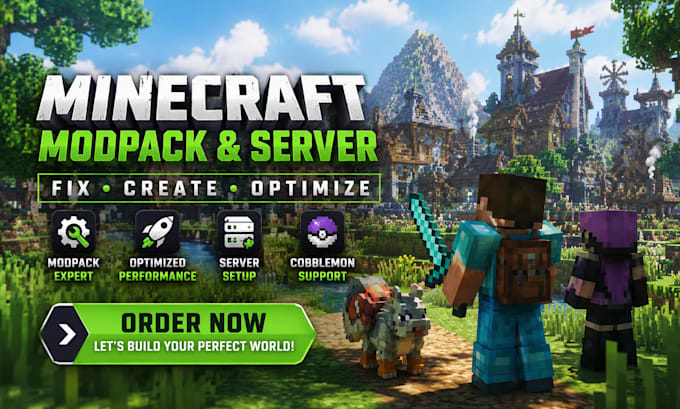 fix, create optimize modpack minecraft, server setup, fabric to forge cobblemon