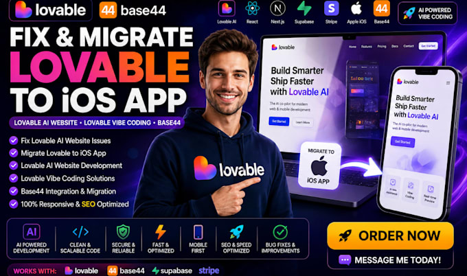 fix migrar lovable to ios app lovable ai website lovable vibe coding base44