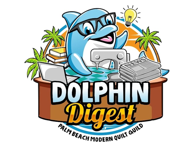 create a unique dolphin and ocean logo design