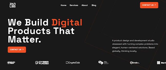 design landing page in figma