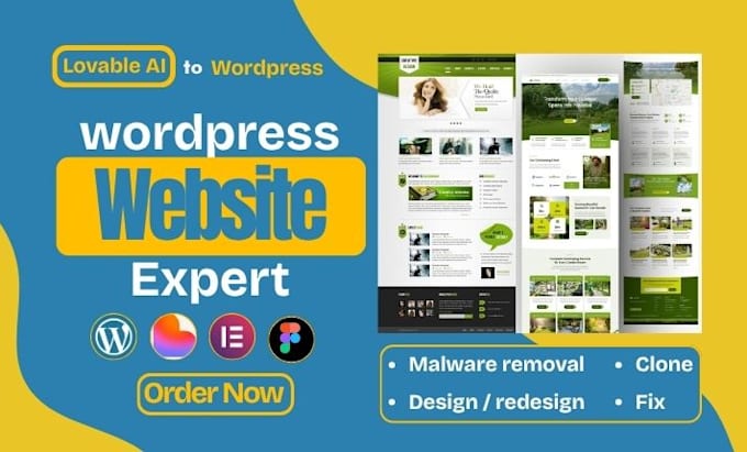 build wordpress website, lovable al to wordpress, wordpress malware removal