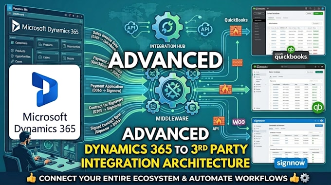 integrate microsoft dynamics 365 with third party systems