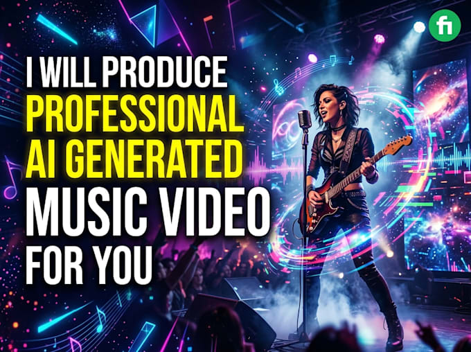 produce professional ai generated music video for you