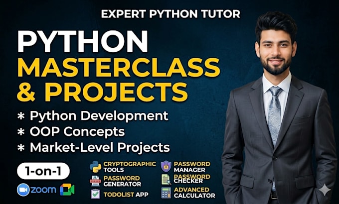 teach python programming and oop concepts