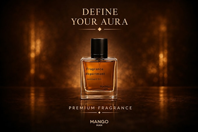 design premium perfume and fragrance ad creatives