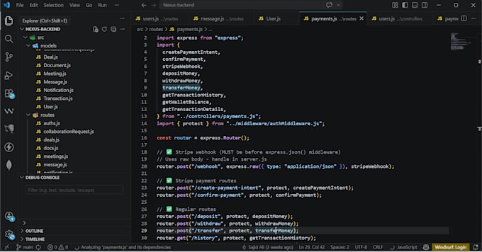 create rest API using nodejs express mongodb mysql and postgresql