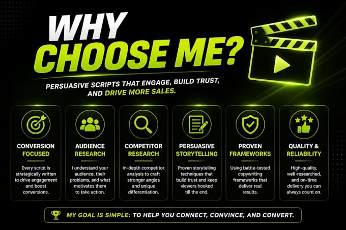 write a persuasive video sales letter vsl script that drive sales