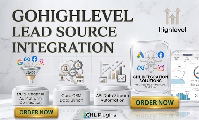 setup ghl lead source integration google ads meta fb instagram api integration