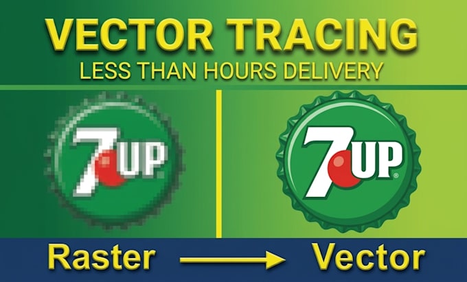 manually draw vector tracing or convert to vector quickly