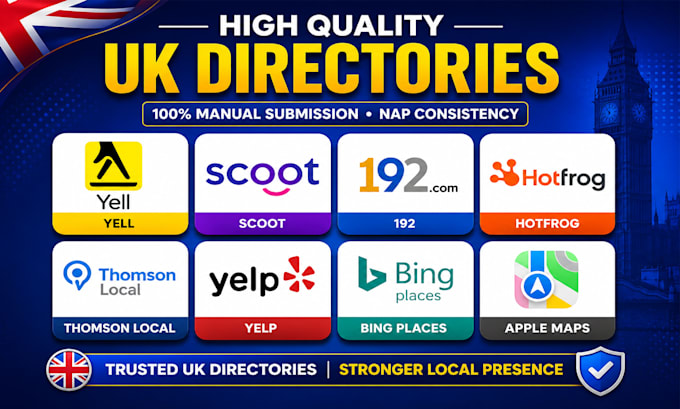 create niche UK local citations for google maps ranking and local SEO