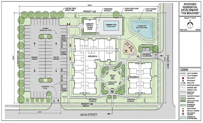 create professional land subdivision maps andsite plans for planning approval