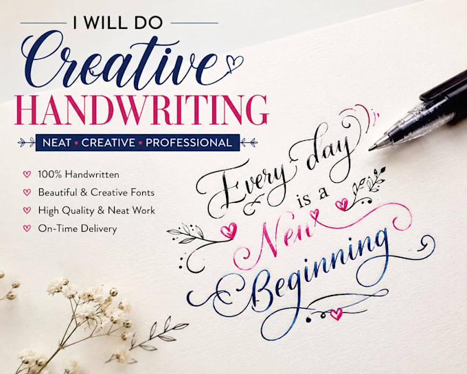 handwrite neat notes and assignments