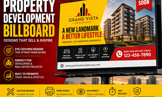 design property development billboard advertisements