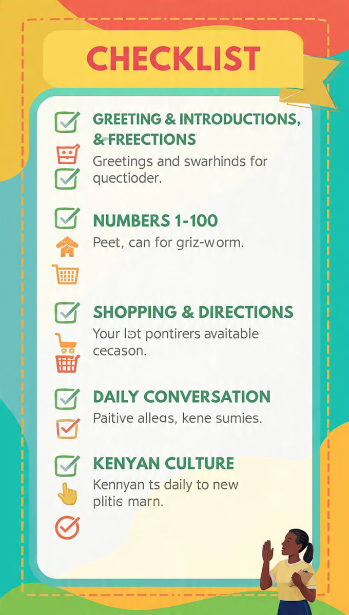 teach swahili plus conversation practice