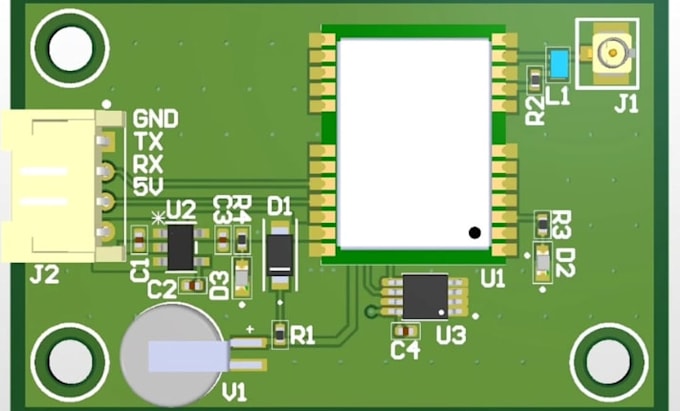 create multilayer pcb design, pcb layout, pcb layout , schematics using kicad