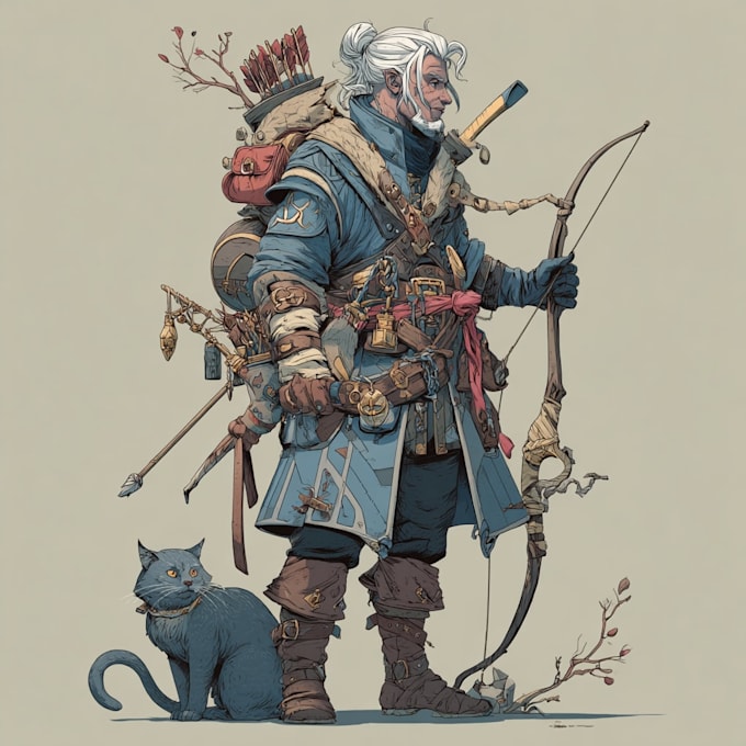 dnd, fantasy character and dnd character