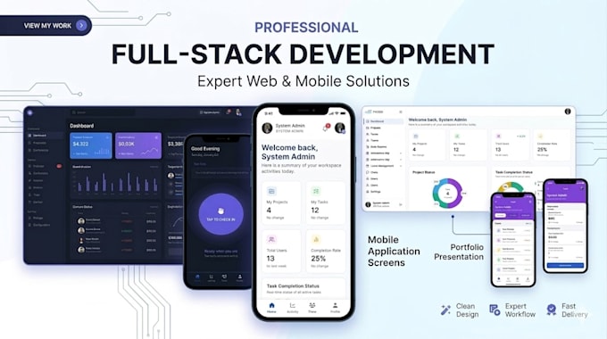 design and develop modern web and mobile applications