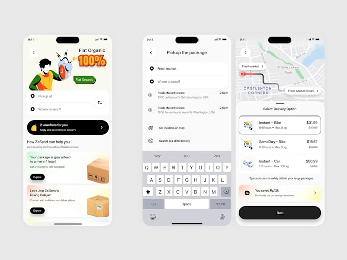 build ai delivery app courier app with dispatch rider system and admin panel