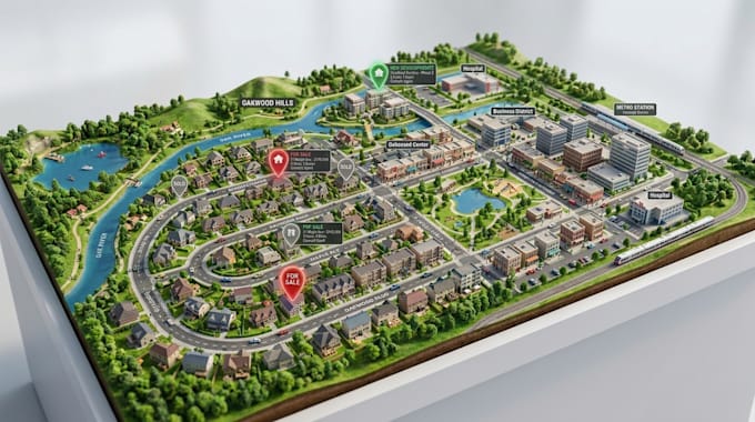 create custom vector maps, real estate maps, and outdoor adventure maps