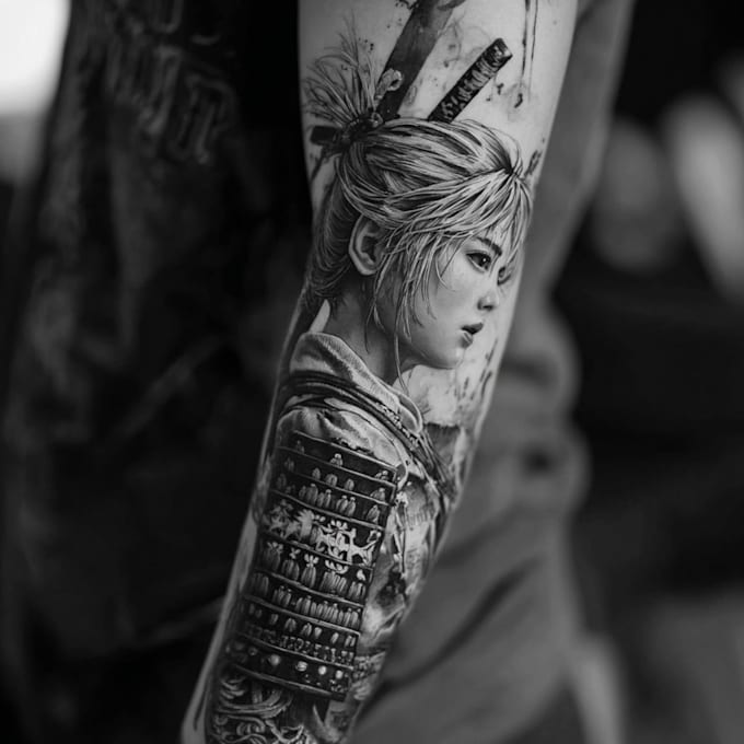 design a professional japanese tattoo design