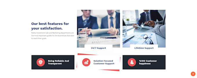 do your website with custom development