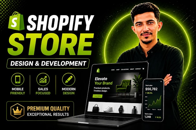 build a premium shopify website for your brand