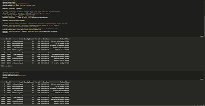 clean your messy csv and excel files using python and pandas
