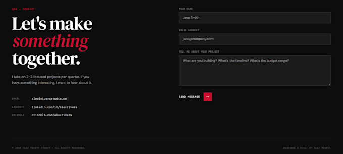 design a modern website mockup