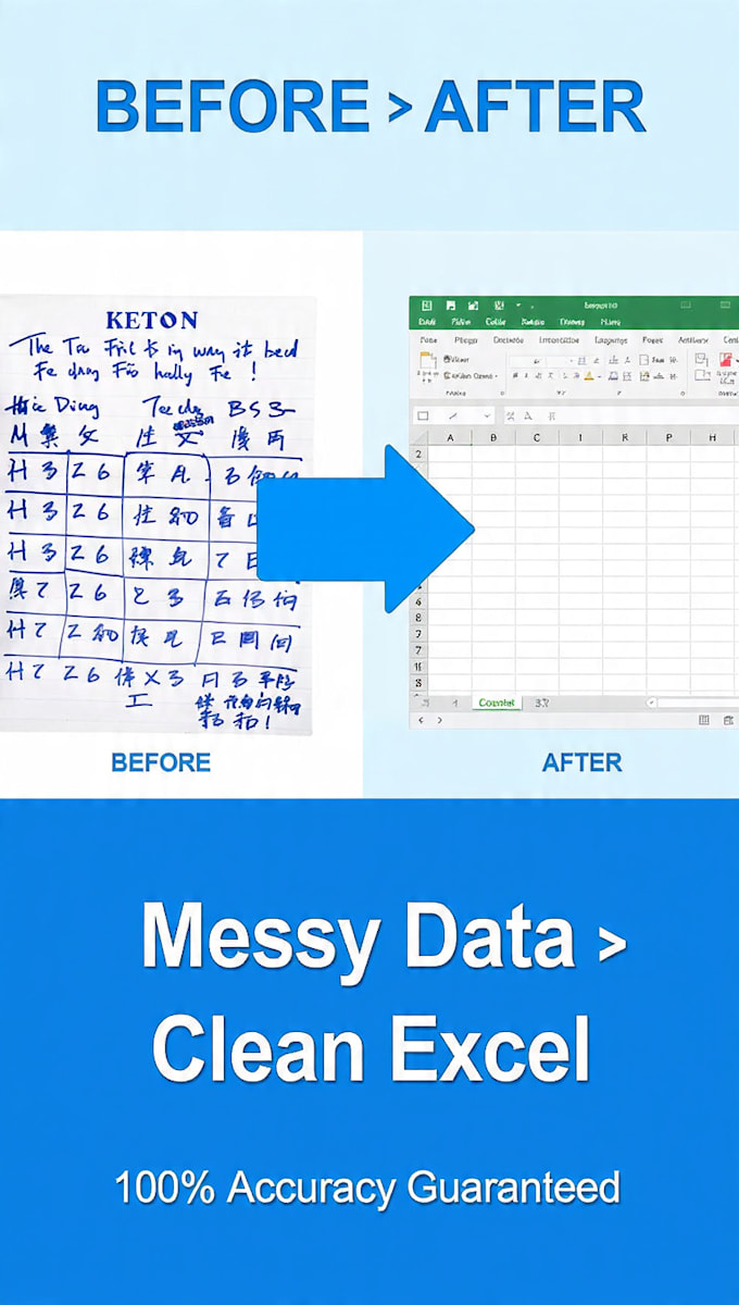 excel data input service