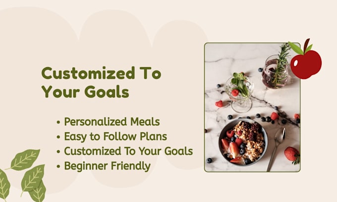 create a personalized weight loss meal plan