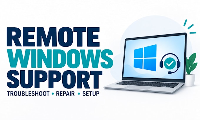 fix windows 10 and 11 errors slow PC and software issues remotely