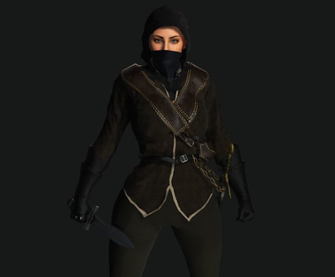 unreal engine daz 3d realistic character model rig 3d game character animation