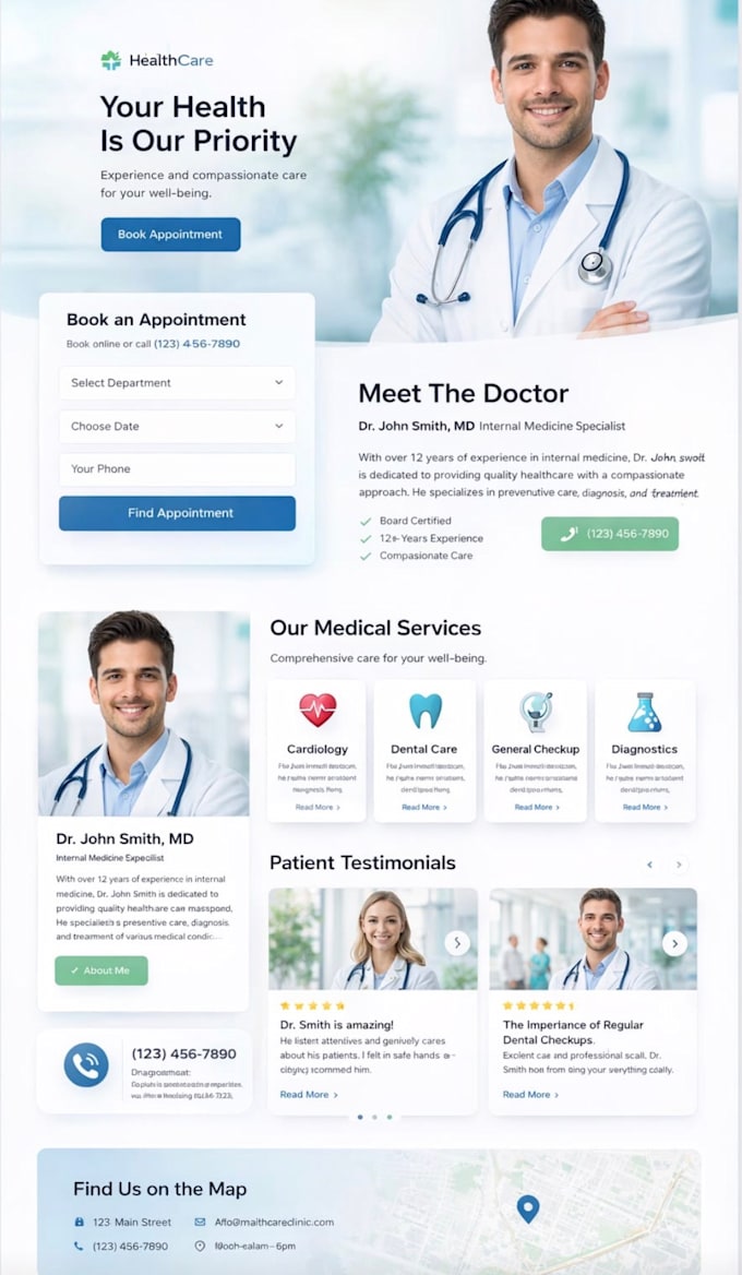 design professional portfolio website in HTML CSS bootstrap js react