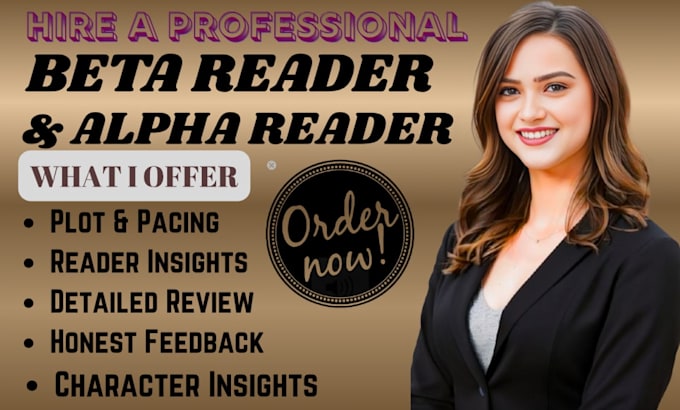 beta read and review your novel with constructive insights