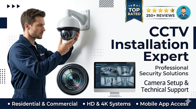install setup and troubleshoot cctv security camera systems