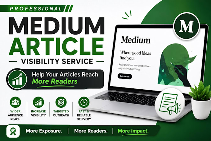 professionally promote your medium article for better visibility