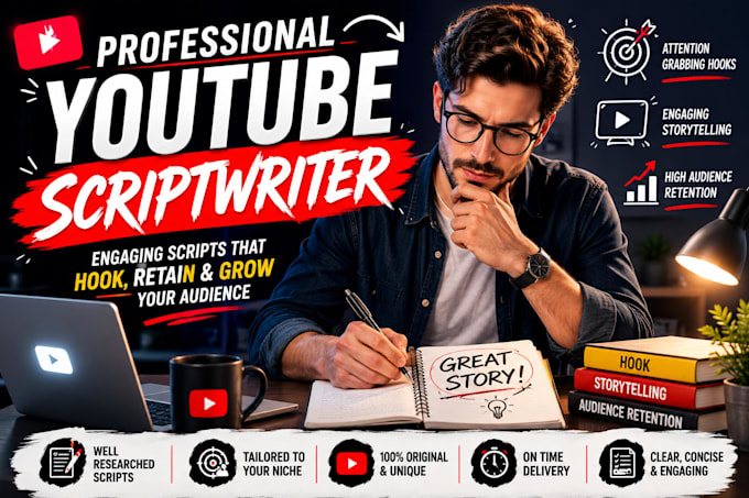 write engaging youtube scripts for any niche