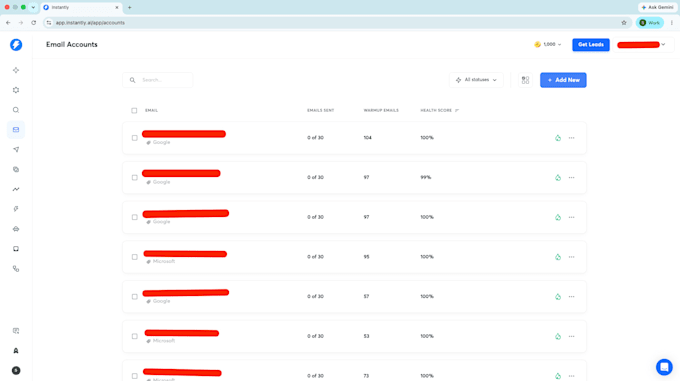 setup instantly ai cold email account in 24 hours