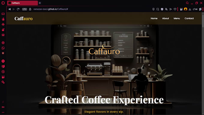create a modern responsive landing page website