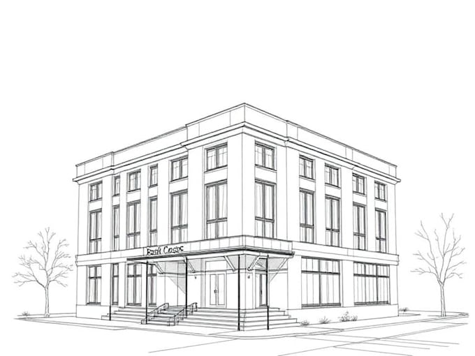 draw architectural building drawings by hand