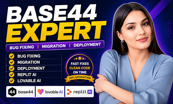 do base44 bug fixing base44 migration replit ai lovable ai base44 expert