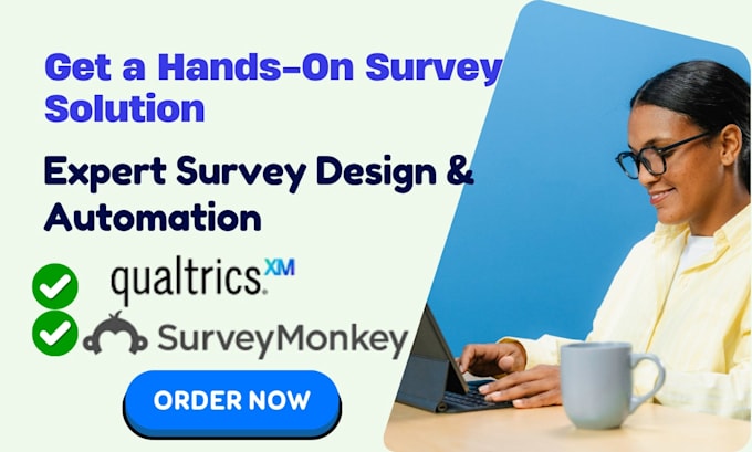 design surveymonkey and qualtrics surveys with logic