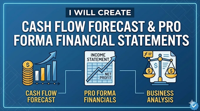 create cash flow forecast and pro forma financial statements