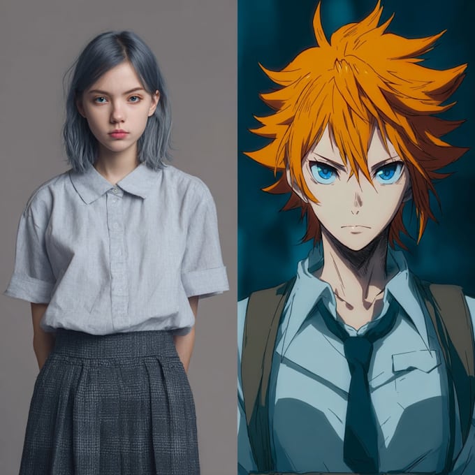 draw a character in manga style